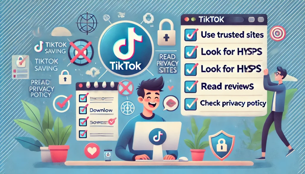 TikTokの保存サイト：安全な選び方